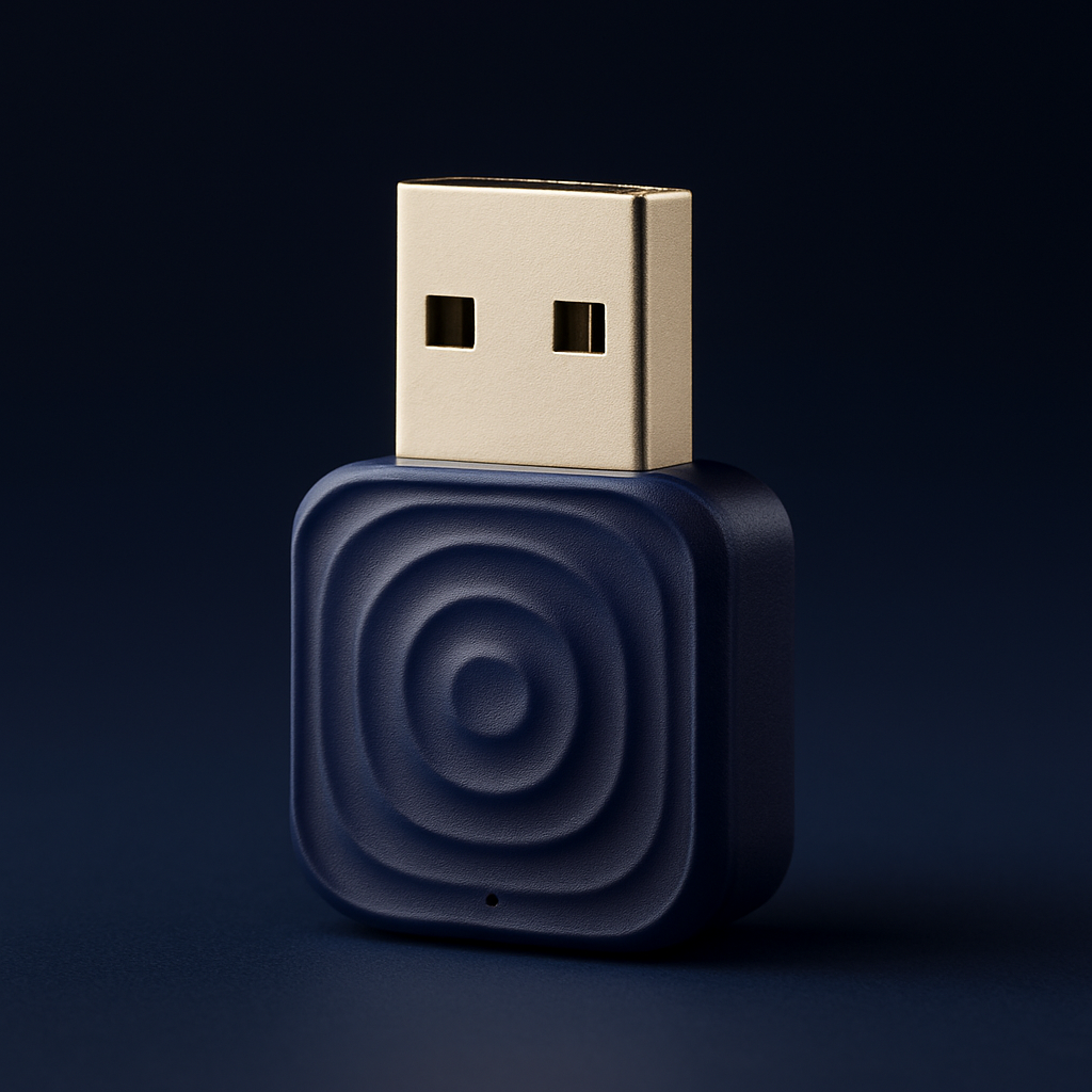 Wireless CarPlay Adapter - navy studio photo