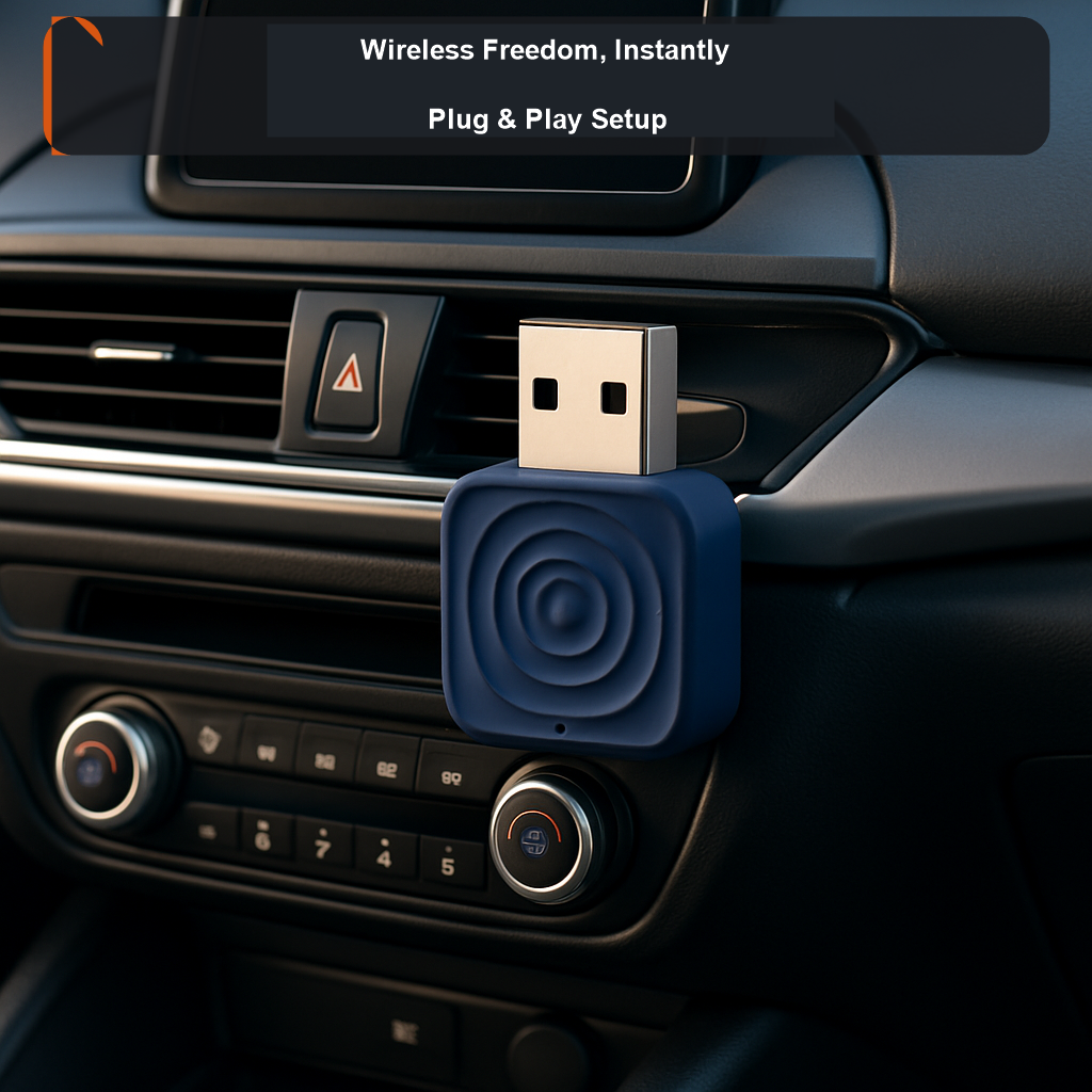 Wireless CarPlay Adapter - studio product photo