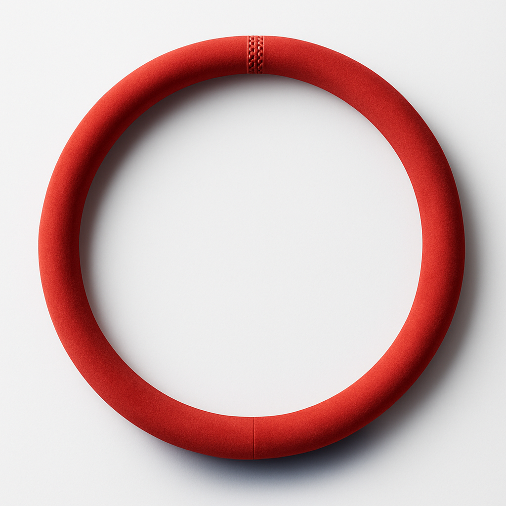 Suede Steering Wheel Cover - color variant 3