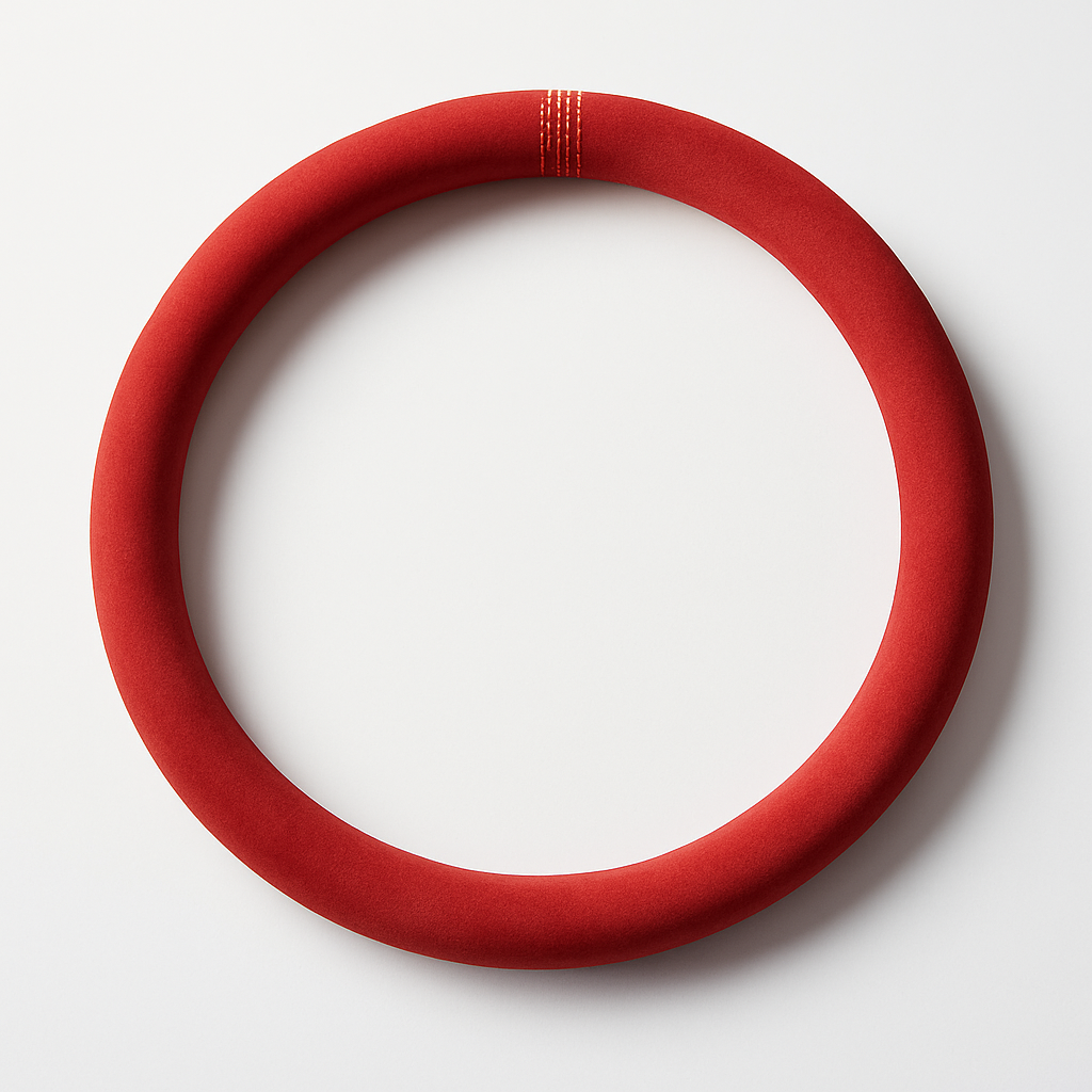 Suede Steering Wheel Cover - color variant 6