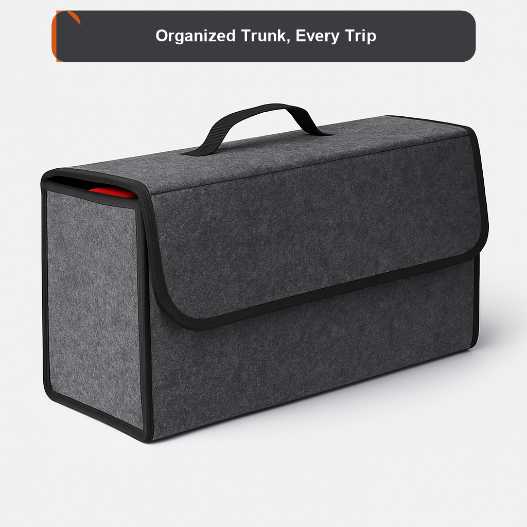 Car Trunk Storage Organizer - organized trunk, every trip
