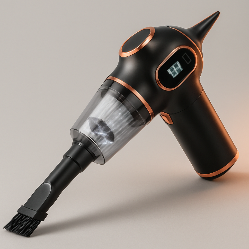 Portable Car & Home Vacuum - studio product photo in use